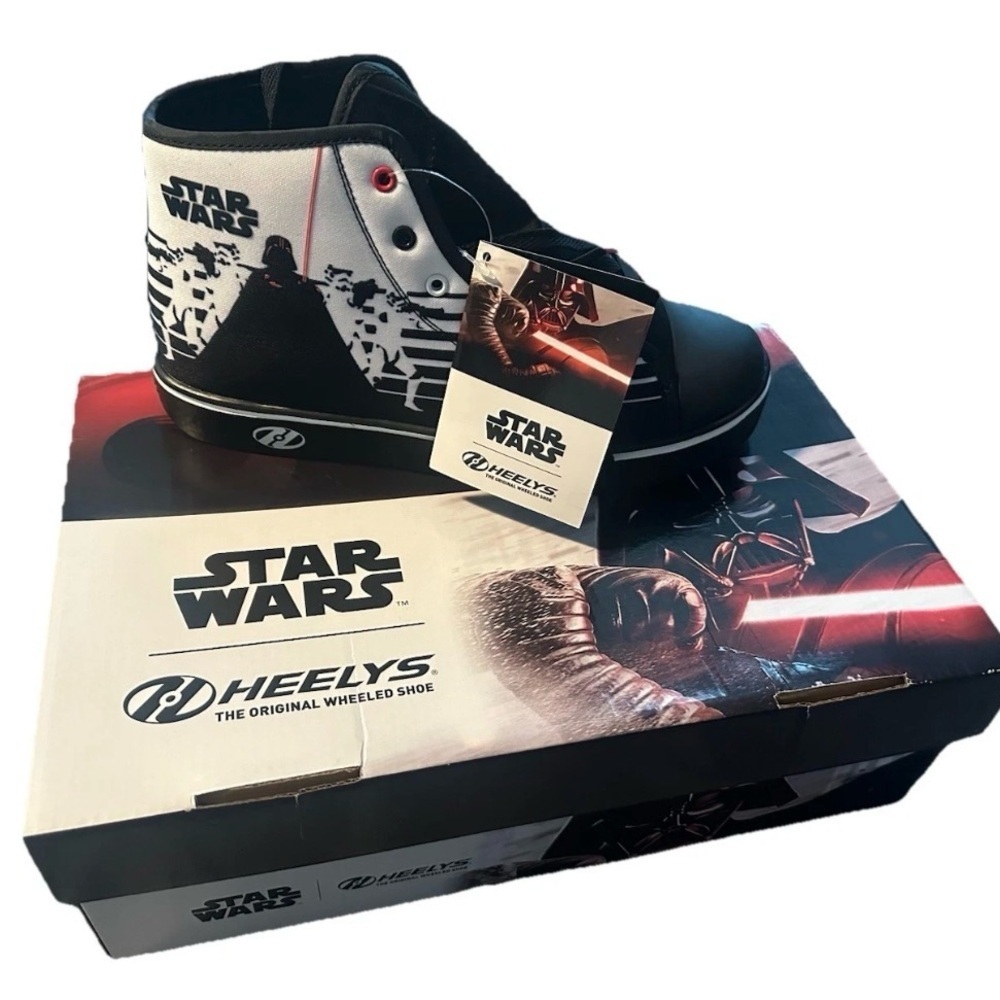Heelys Mens Star Wars Hustle High Top Darth Vader Skate Sneaker Mens Size 10 NEW
